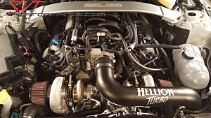 Hellion Top Mount Twin Turbo System (2016+ Ford Mustang Shelby GT350)