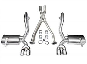 CORSA Performance 2.5" Catback Exhaust Dual Rear Exit with Twin 3.5" Polished Pro-Series Tips Chevrolet Corvette C5 | C5 Z06 1997-2004