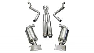 CORSA Performance 2.75" Catback Exhaust Dual Rear Exit with GTX Polished Tips Dodge Challenger SRT-8 (2008-2010)