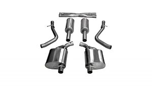 CORSA Performance 2.5" Catback Exhaust Dual Rear Exit without Tips Chrysler 300 C | Dodge Charger R/T (2015-2016)