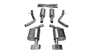 CORSA Performance 2.5" Catback Exhaust Dual Rear Exit with GTX2 Polished Tips Dodge Challenger R/T (2015-2016)