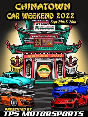 Chinatown Car Weekend Registration 2022 (September 24th & 25th)