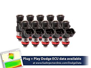 Fuel Injector Clinic 2150CC FIC Injector Set For Dodge Viper ZB1 ('03-'06)