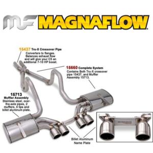 Magnaflow Corvette Exhaust System with X-Pipe (97-04 C5 & Z06)