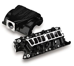 Holley Systemax Intake Ford Small Block V8 - Black Ceramic Coated