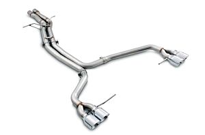 AWE Touring Edition Catback Exhaust for Porsche Macan S / GTS / Turbo - Chrome Silver 102mm Tips Porsche Macan S|Turbo|GTS 2015-2018