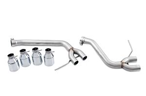 AWE Track Edition Axle-back Exhaust for Porsche Macan S / GTS / Turbo - Chrome Silver 102mm Tips Porsche Macan S|Turbo|GTS 2015-2018