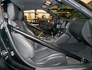 RPM Rollbars Nissan 370z 08-14 Roll Bar w/ FREE GoPro Style Action Camera & Harness Belt