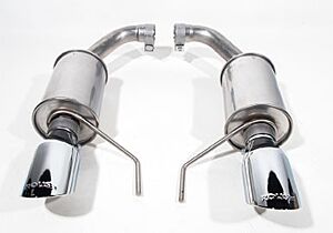 Roush 3.7L V6 and 2.3L Ecoboost  Exhaust Kit - Round Tip (304SS) (15-19 Mustang)