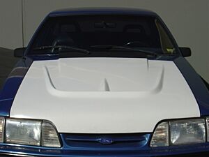 Trufiber 1987-1993 Mustang Monster Fiberglass Hood A28