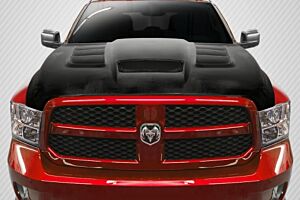 Extreme Dimensions 2009-2018 Dodge Ram 1500 Carbon Creations Viper Look Hood - 1 Piece