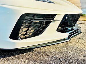 Sigala Designs C8 Z51 OEM Style Front Splitter Painted: Carbon Flash (2020+ Corvette)