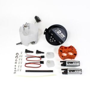 DeatschWerks (10-15 Chevy Camaro LS 3.7 V6/ SS LS3 X2 Series Fuel Pump Module w 2 DW300s) 9-301-7002