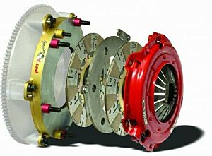 Mcleod Racing 6975-07 Sprung Hub RST Street Twin Disc Clutch Kit - Clutch Only (2010-2014 Shelby GT500 / 2009-2017 Dodge Challenger)