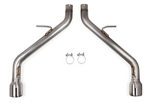 Hooker Blackheart  Camaro V6 3.6L / I4 2.0L (t), 2.5 inch 304 Stainless Steel Axle-Back Exhaust System without Mufflers