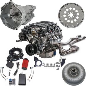 Chevrolet Performance E-ROD LT4 Supercharged 6.2L Connect & Cruise Powertrain System with Supermatic 4L75-E Automatic Transmission