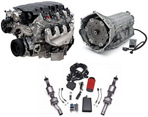 Chevrolet Performance E-ROD LT1 6.2L Connect & Cruise Powertrain System with Supermatic 8L90-E Automatic Transmission