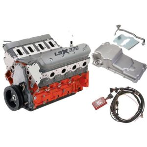 Chevrolet Performance LSX376-B8 376ci Engine Kit Carbureted with Retrofit Oil Pan