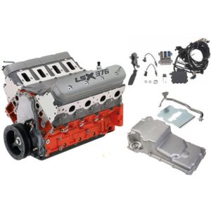 Chevrolet Performance LSX376-B8 376ci Engine Kit EFI with Retrofit Oil Pan