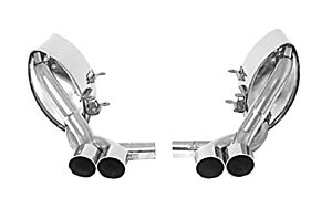 Billy Boat B&B Porsche 997 Rear Exhaust System 3.6L, Mufflers for OE Tips (FPOR-0875)