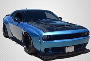 Extreme Dimensions 2008-2023 Dodge Challenger Carbon Creations Viper Look Hood - 1 Piece