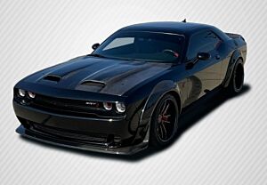Extreme Dimensions 2008-2023 Dodge Challenger Carbon Creations Redeye Look Hood - 1 Piece