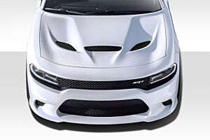 Extreme Dimensions 2015-2023 Dodge Charger Duraflex Hellcat Look Hood - 1 Piece