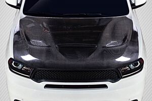 Extreme Dimensions 2011-2023 Dodge Durango Carbon Creations SRT Hellcat Look Hood - 1 Piece