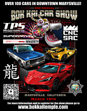Bok Kai Car Show Registration 2024 (March 10th)B
