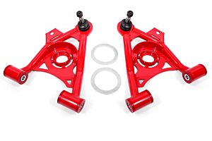BMR Non Adjustable A-arms, Lower, Spring Pocket, Non-adjustable, Polyurethane Bushings, Tall Ball Joint (79-93 Mustang)
