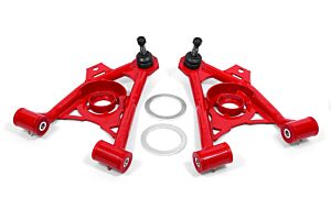 BMR Suspension A-arms, Lower, Spring Pocket, Non-adj, Poly, Tall Ball Joint (79-93 Mustang)