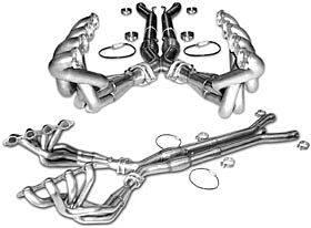 American Racing Headers ARH Chrysler 5.7L SQUARE-PORT(300/Charger/Magnum) 2005-2008 Long System