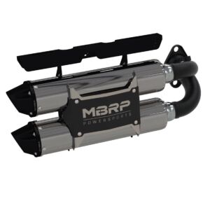 MBRP Performance Series Stacked Dual Slip On Exhaust Pipe Polaris RZR XP 1000 | RZR RS1 2018-2020