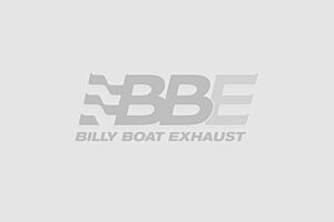 Billy Boat B&B Porsche Carrera C2/4 Rear Exhaust System, Muffler Single Inlet and Outlet (Oval Tips) FPOR-6100