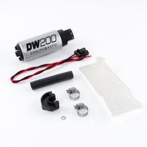 DeatschWerks (94+ Nissan 240sx/Silvia S14/S15 255 LPH DW200 In-Tank Fuel Pump w/ Install Kit) 9-201-1024