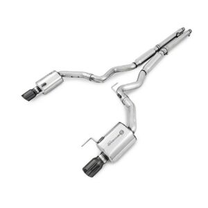 AWE Touring Edition Cat-back Exhaust - Dual Diamond Black Tips (Mustang GT 15-17)