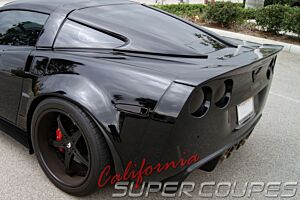 California Super Coupe/ CSC Corvette C6 V2 Rear Spoiler