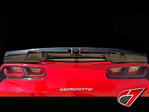 C7 Carbon Corvette Stingray Z06 Style Rear Spoiler-Carbon Flash