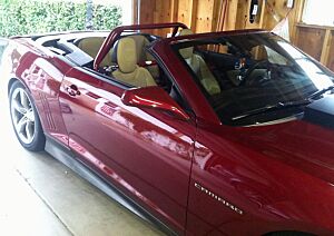 RPM Rollbars Camaro Convertible 2010-2015 Roll bar w/ FREE GoPro Style Action Camera & Harness Belt