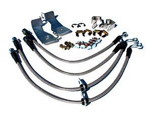 TPS Mustang Stainless Steel Brake Line Kit (99-04)-Cobra IRS