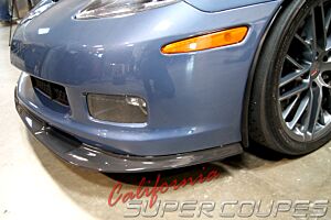 California Super Coupe/ CSC Carbon Fiber Side Skirts & Splitter Bundle (Corvette C6 Z06, GS, ZR1) 