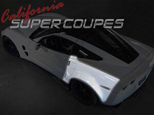 California Super Coupe/ CSC Corvette C6 ZLR Super Wide Body Rear Fender Kit