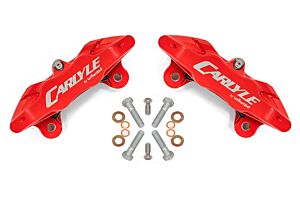 BMR Suspensions Brake Calipers Only For 15" Conversion Kit, Red (08-14 Cadillac CTS-V)