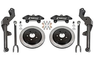 BMR Suspensions 15" Conversion Kit By Carlyle Racing, Solid Rotors, Black Calipers (10-15 Chevy Camaro) (DRP350)
