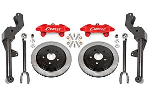 BMR Suspensions 15" Conversion Kit By Carlyle Racing, Solid Rotors, Red Calipers (10-15 Chevy Camaro) (DRP351)
