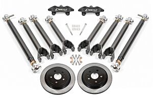 BMR Suspensions 15" Conversion Kit By Carlyle Racing, Solid Rotors, Black Calipers (16-23 Chevy Camaro) 