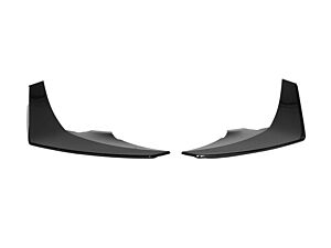 EOS FRONT BUMPER SIDE CANARDS, GLOSS BLACK (2016-2018 CAMARO SS)
