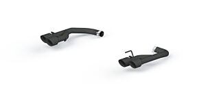 MBRP 2.5" Black Coated Axleback Exhaust w/ Quad 4" Dual Wall Tips (Ford Mustang GT 5.0L 2018-2022)