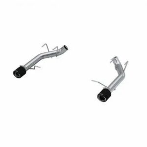 MBRP 3" Dual Axle Back with Fiber Tips (Race Version) - T304 Stainless Steel (2011-2014 Mustang GT) - S72033CF