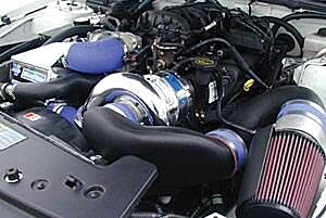 Vortech 4.0 V6 System w/V-2 Si & Charge Cooler, Satin Finish (07-08 Ford Mustang)